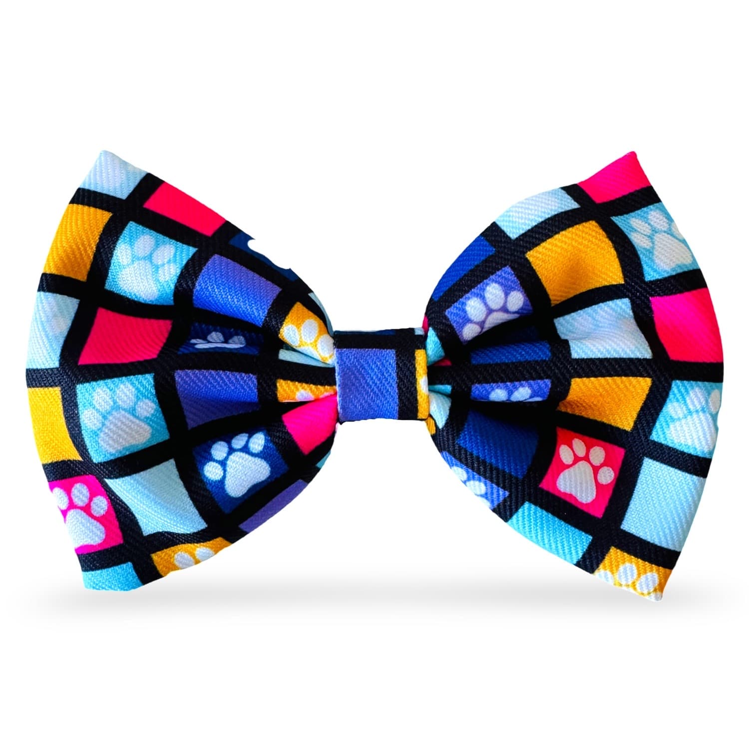 Disco Mat Pattern Design Puppy Dog Bow Tie Accessory