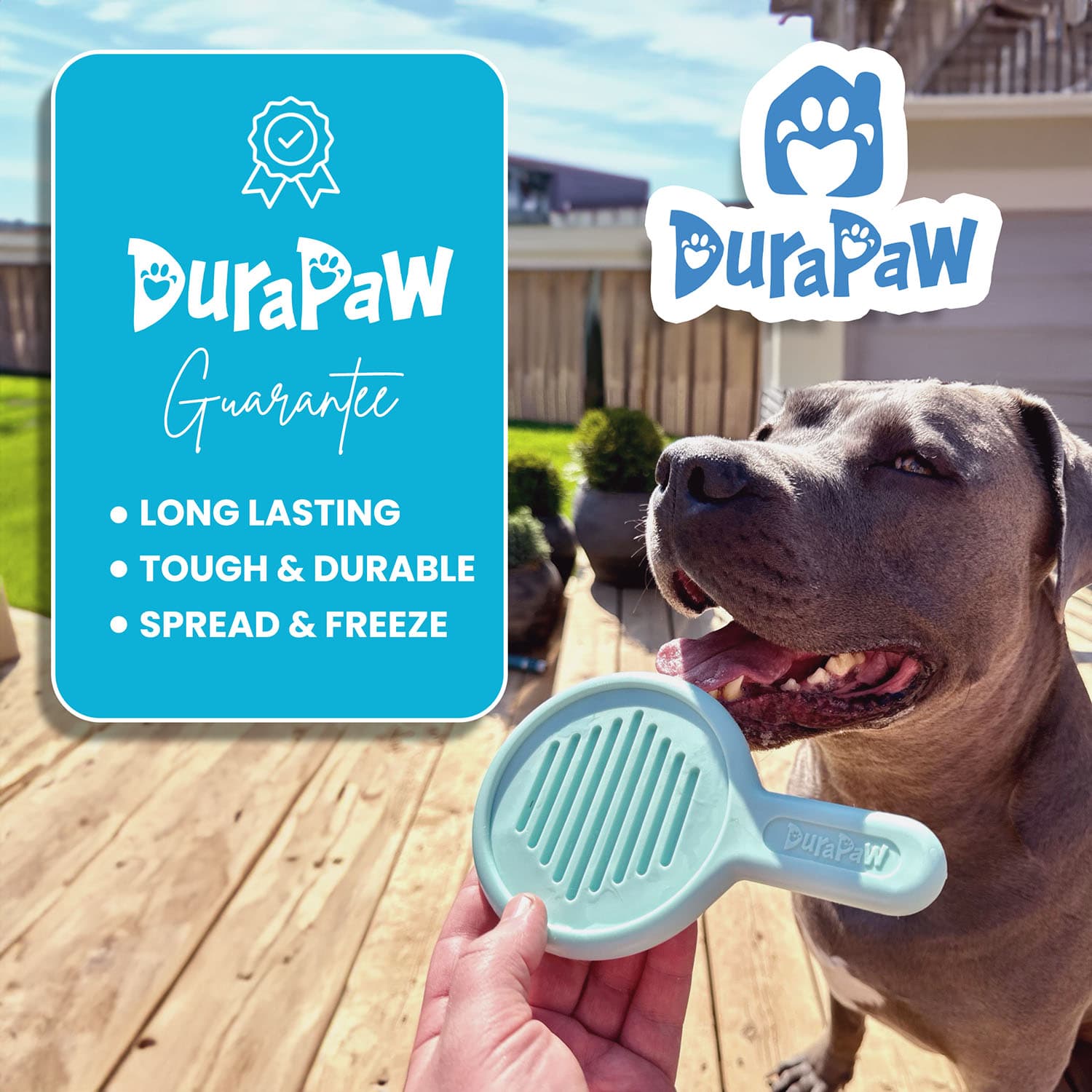 DuraPaw Guarantee Long Lasting Tough Dog Chew Toy