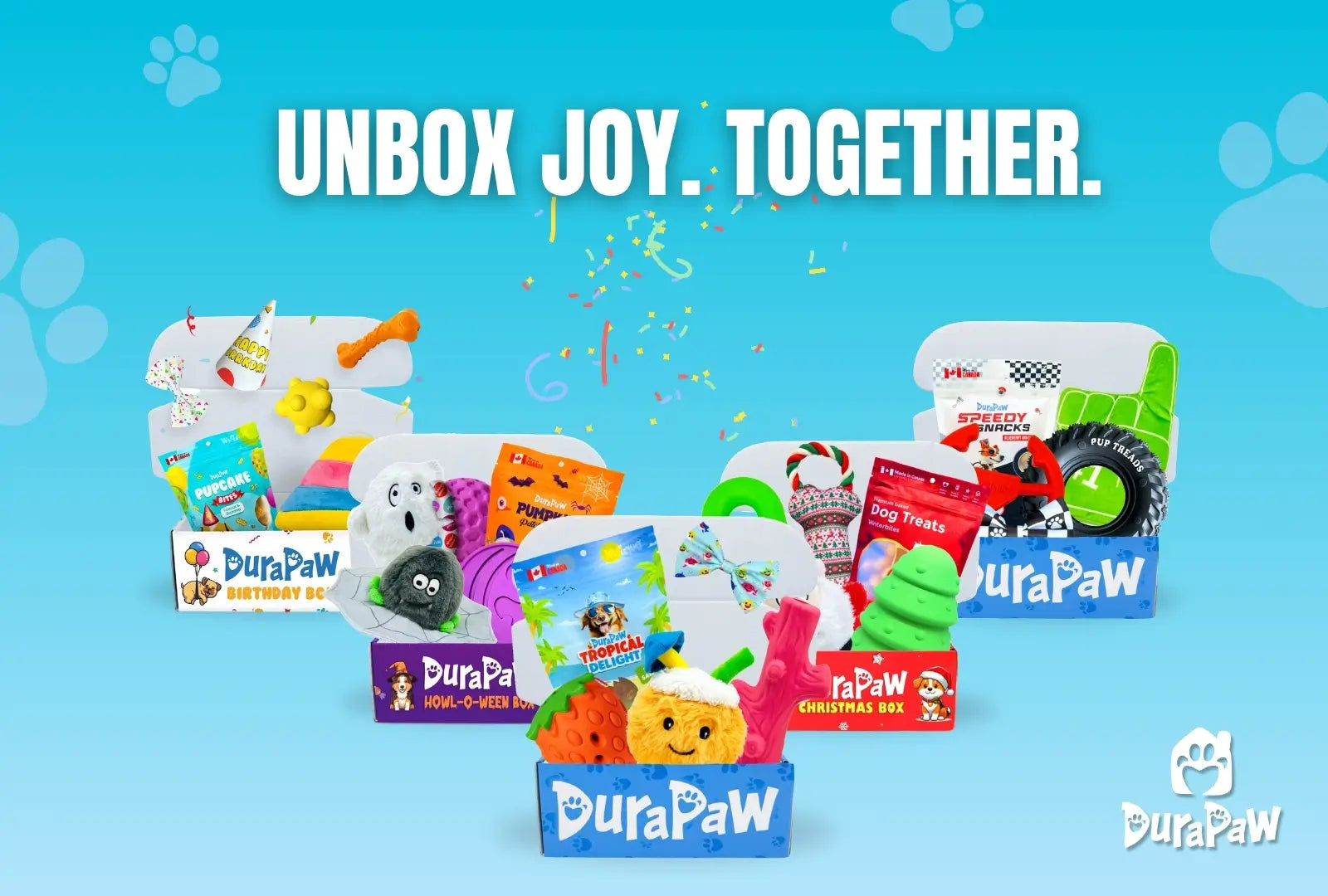 DuraPaw Monthly Unboxing Joy Dog Boxes Canada