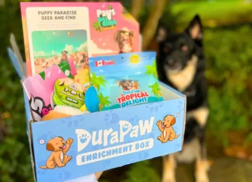 Monthly DuraPaw Box Delivered Puppy