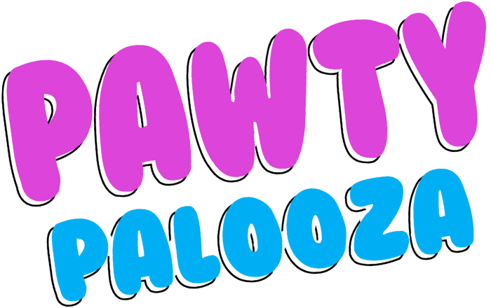 DuraPaw Pawty Palooza Dog Theme Logo