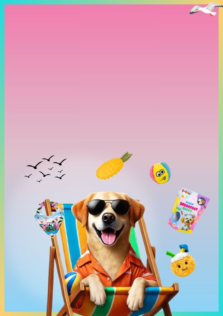 DuraPaw Paws Palms Paradise Dog Subscription Box Theme