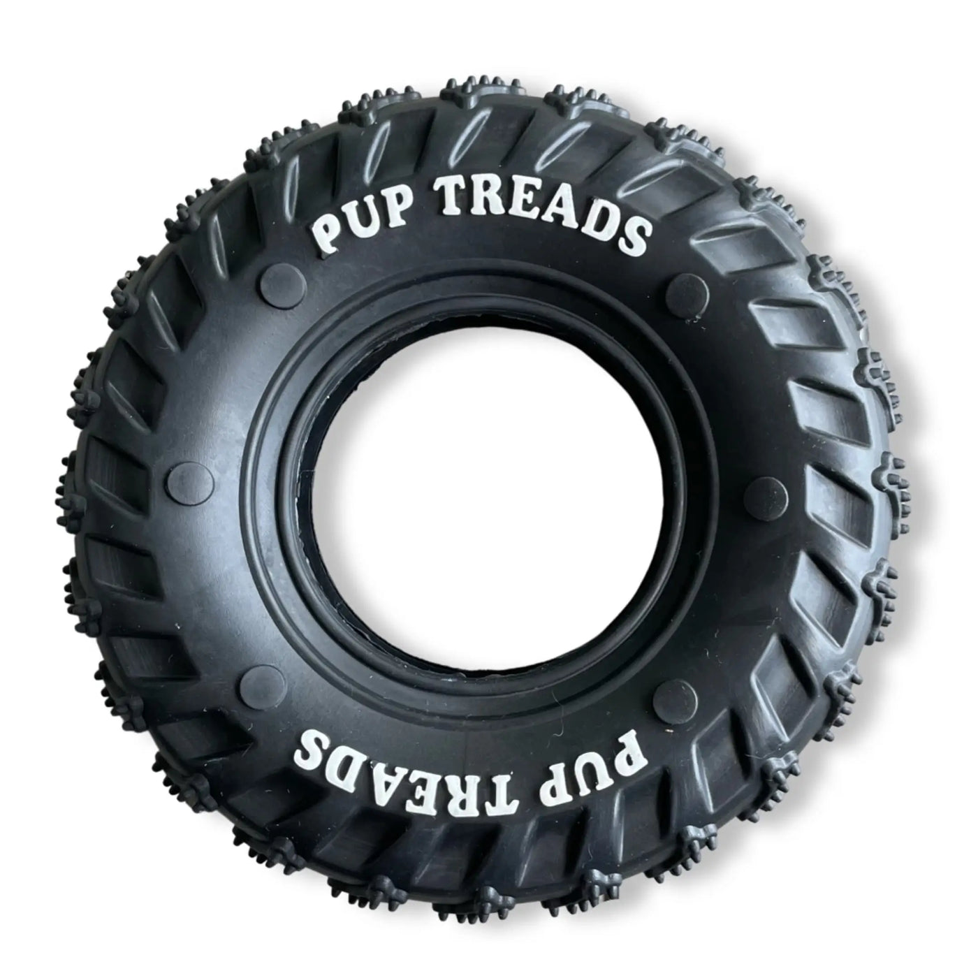 Durable Natural Rubber Racing Tire Dog Toy